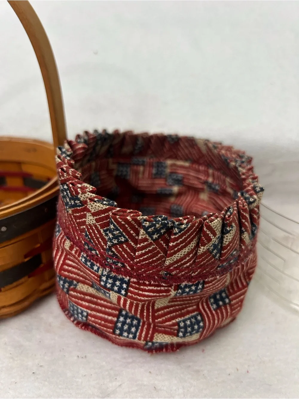 Longaberger 1997 Inaugural Basket Red, White & Blue